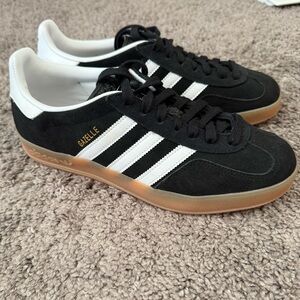 Adidas Gazelle Black White Sneakers